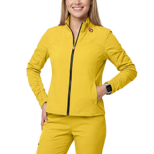Chaquetas Quirúrgicas Médicas al por Mayor con Logotipo Personalizado, Manga Fruncida, Rendimiento Atlético, Chaquetas de Calentamiento para Enfermería - Product Image 1