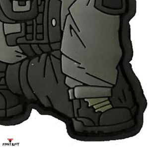 แพทช์โลโก้ยางพีวีซีผลิตในปากีสถานสำหรับหมวก ขอบเย็บแบบเมอร์โรว์ สวมใส่สบาย มีทุกขนาดและดีไซน์ - Product Image 6