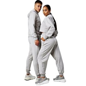 Conjuntos Deportivos Personalizados con Capucha para Parejas, Unisex, 100% Algodón, Invierno, Tallas Grandes, Ropa Deportiva Informal para Calle y Entrenamiento - Product Image 6