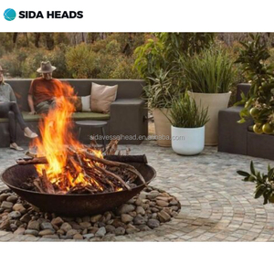 Foyer extérieur en acier Corten robuste de haute qualité Bol de foyer extérieur en métal - Product Image 2