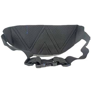 Modern Black Waist Pouch Water Resistant Fabric Belt Bag with <b>Large</b> Capacity Storage for Mobile Phone and Keys - Product Image 4