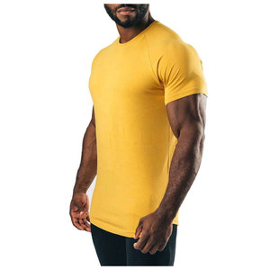 T-shirt à manches courtes pour homme, col rond, gris, couleur unie, jersey tricoté décontracté, 100% coton, 200 grammes, séchage rapide, respirant, coupe classique - Product Image 5