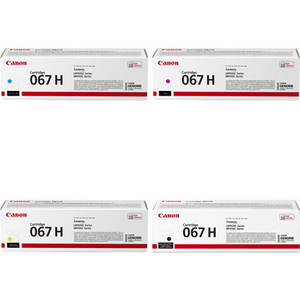 Juego de Cartuchos de Tóner CMYK de Alto Rendimiento CRG-067H Originales - Product Image 1