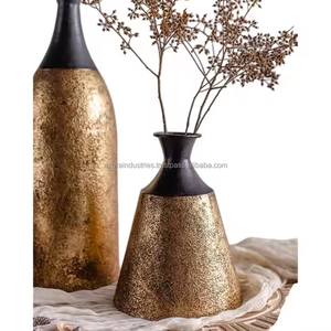 Exclusively Designed Modern High Quality Eco-Friendly Handmade Iron Tabletop <b>Vase</b> for Home and Hotel Decor by Azora Industries - Product Image 4