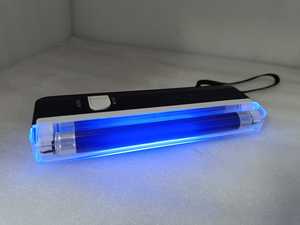 ไฟฉายพกพาแบบ UV LED แสงสีดำ ตรวจจับธนบัตรปลอม ตรวจสอบเงินสด - Product Image 2