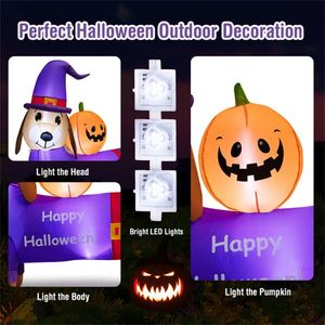 5 Foot Long <b>Inflatable</b> Outdoor Halloween Decoration for the Holiday Yard Decorations - Product Image 3