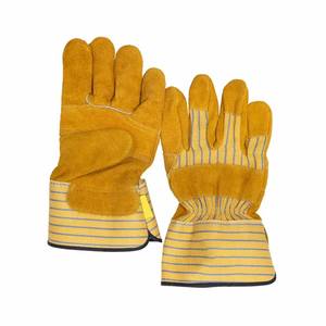 Gants de travail en cuir de vachette renforcé, haute performance, doux et confortables, résistants à la chaleur, pour la construction et le jardinage - Product Image 1