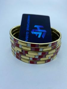 Colorful Brass <b>Resin</b> Bangles Light Turquoise Color Fashion Jewelry Best Gift for Girlfriend Product - Product Image 4