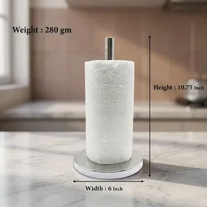 Support moderne pour mouchoirs et serviettes en papier, idéal pour la cuisine, le restaurant, la salle de bain et la table à manger - Product Image 5