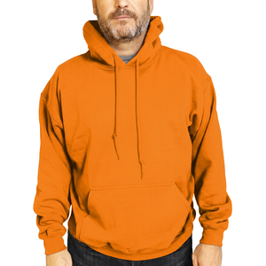 <b>Men</b> <b>Pullover</b> Hoodie Fleece 100% Cotton Quick Dry Breathable OEM Service Streetwear Long Sleeves - Product Image 6