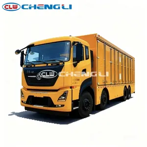รถบรรทุกจ่ายไฟฉุกเฉิน Dongfeng 8x4 รถกู้ภัยวิศวกรรม รถเครื่องกำเนิดไฟฟ้าเคลื่อนที่ สำหรับขาย - Product Image 4