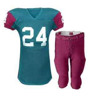 Nouveaux maillots de football américain au design tendance, uniformes personnalisés avec impression numérique, ensembles d'équipe en polyester respirant, les plus vendus, extensibles dans 4 directions - Product Image 1