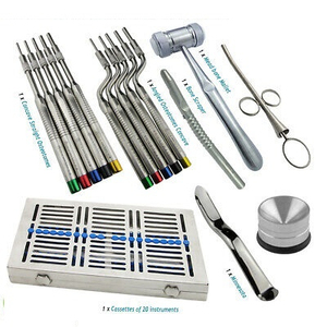 Juego de Osteótomos Dentales para Levantamiento de Senos, Instrumentos de Implantes de Acero Inoxidable, Fuente de Alimentación Manual, BBI-244, Instrumentos con Certificación CE - Product Image 4