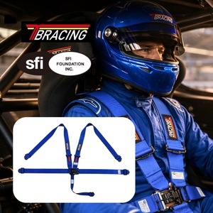 เข็มขัดนิรภัยสำหรับรถแข่ง 5 จุด รุ่น SF-502 ของไต้หวัน TBRACING ได้รับการรับรองมาตรฐาน SFI 16.1 ขนาด 3 นิ้ว ผลิตจากโพลีเอสเตอร์ รับผลิตแบบ OEM ODM พร้อมสกรีนโลโก้และสีตามสั่ง ขายส่ง - Product Image 1