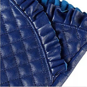 Women's Genuine Sheep Skin Leather Dress Gloves <b>Black</b> Gun Metal Zipper New Fashion for Daily Life Parties Winter Outdoor Use - Product Image 4