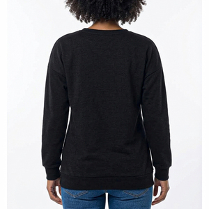 Sudadera de Invierno para Mujer, Cuello Redondo, Logotipo Bordado, Transpirable, 100% Algodón, Corte Holgado, Estilo Urbano, Venta al Por Mayor - Product Image 2