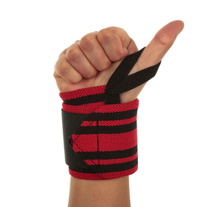 Adjustable Wrist Support Brace with Palm Guard for <b>Weight</b> Lifting Strength Training <b>Women</b> Black Hook Loop Closure Basic - Product Image 3
