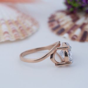 Wholesale 3ct 2ct 1.5ct Pear Cut <b>Wave</b> Design Luxury Wedding Moissanite <b>Rings</b> S925 Gold Plated VVS D Color GRA Certified - Product Image 2