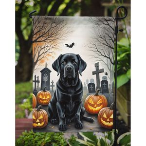 ธงสวนฮาโลวีนน่ากลัวสำหรับลาบราดอร์โกลเด้นรีทรีฟเวอร์กล่องจดหมายหลากสีตกแต่งลานลานแบนเนอร์งานศิลปะสำหรับดอกไม้ - Product Image 3