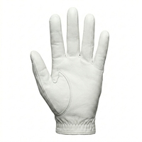 Gant de golf en cuir Cabretta INJAE de qualité supérieure, fermeture auto-agrippante, protection anti-UV, design ventilé pour les doigts, prise ultra-souple, main gauche, unisexe, OEM ODM