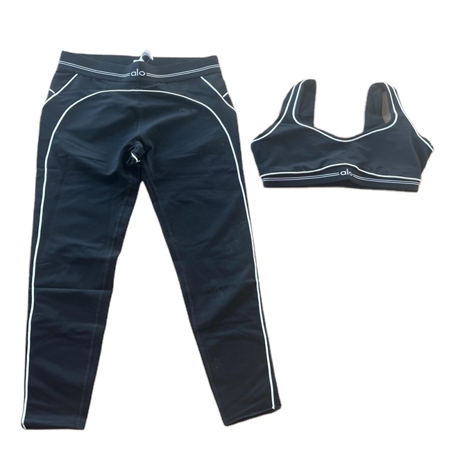 Women Plus Size Breathable Quick Dry 2-Piece Workout Yoga Sportswear Set
