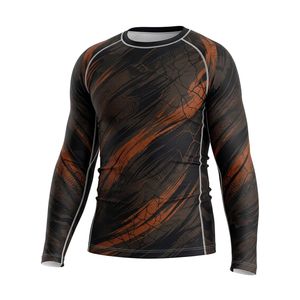 Rashguard Personalizado de Manga Larga de Poliéster y Spandex para Artes Marciales Mixtas (MMA) para Marcas de Ropa de Artes Marciales - Product Image 4