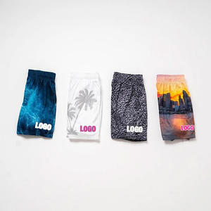 Wholesale <b>Lightweight</b> and Comfortable 100% Polyester <b>Mens</b> <b>Shorts</b> Latest Fashion Casual Solid Pattern <b>Shorts</b> - Product Image 2
