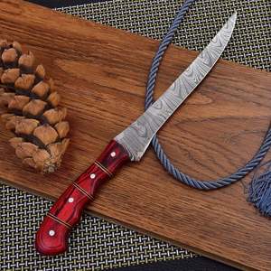Couteau à filet en acier Damas de qualité supérieure avec lame en acier, manche ergonomique et flexible, fabrication artisanale de précision, prise en main confortable - Product Image 4