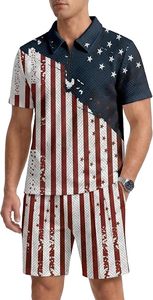 Ensemble décontracté TRUPEXA pour homme, style streetwear, léger, 100 % polyester, séchage rapide, respirant, écologique, t-shirt et short - Product Image 3