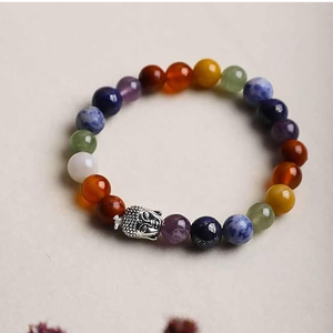 High Quality Seven chakra <b>Beads</b> Buddha <b>Bracelet</b> Romantic Gift Fashion Charm Jewelry for <b>Men</b> Women Energy Meditation - Product Image 3