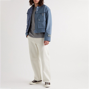 Factory Direct Customizable Vintage <b>Canvas</b> <b>Jackets</b> Breathable Cotton Polyester for Spring Winter Fashion Street Wear Outwear - Product Image 6