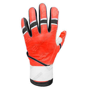 Guantes de Bateo de Béisbol/Sóftbol SAAR INDUSTRIES para Adultos, Multicolores, Resistentes, Antideslizantes, de Cuero, con Cierre de Velcro, Transpirables y Largos - Product Image 1