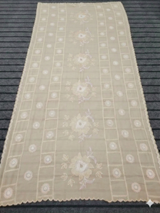 Hiyab de Algodón Voile para Mujer, con Bordado Floral Dorado y Pedrería, Ligero, Transpirable, Chal Largo, Proveedor Mayorista - Product Image 2