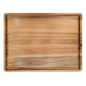 Tabla de Cortar Rectangular Multiusos de Madera, Bandeja de Servir para Cocina, Tabla de Cortar de Madera Rectangular Reversible de Doble Cara - Product Image 4