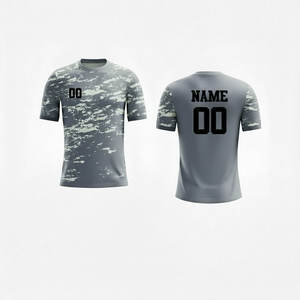 ชุดยูนิฟอร์มฟุตบอลแบบกำหนดเองพร้อมโลโก้ ชื่อ และหมายเลข  ชุดเสื้อ กางเกง ถุงเท้าฟุตบอลสำหรับผู้ชายและเยาวชน  ชุดทีมพร้อมบริการพิมพ์ลายแบบ Sublimation - Product Image 4