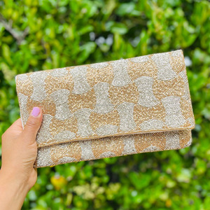 Floral Beaded Coin Purse Clutch Handmade Evening Party <b>Bag</b> Custom Beadwork Wedding <b>Gift</b> Pouch Wholesale Fashion Casual Durable - Product Image 3