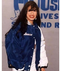 Veste de coach en satin bleu marine des Astros de Houston, logo de l'équipe de baseball, légère, boutonnée, style vintage - Product Image 3