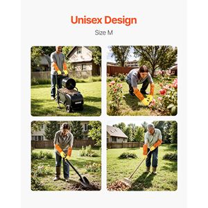 Guanti da Giardinaggio Resistenti alle Spine e alle Forature con Polsino Elastico, Guanti Lunghi 17,5 Pollici per Potatura Rose - Product Image 5