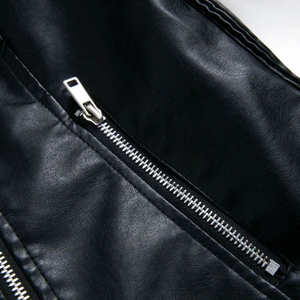 Chaqueta de Cuero para Mujer, Prenda de Moda de Temporada, Chaqueta de Cuero Suave al Tacto, Ropa Exterior, Chaquetas para Mujer - Product Image 5