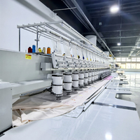 Machine à broder industrielle à 10 aiguilles à tête ronde, haute précision, équipement de broderie pour vêtements, fourni par le fabricant
