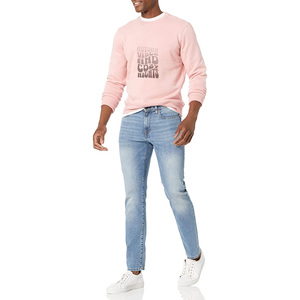 Suéter de Cuello Redondo con Estampado de Otoño y Noches Cálidas, Corte Regular, 100% Algodón Tejido, Unisex, Informal, Transpirable, para Otoño - Product Image 6