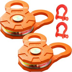 Heavy Duty 11T/25,000 LBS Winch puleggia per verricello 0.55 "/14mm in corda sintetica accessori per recupero Off-Road Snatch Block cricchetto fibbie - Product Image 1