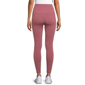 Custom Elastic Waist Flexible Stretch Women <b>Seamless</b> <b>Leggings</b> Smooth Breathable Fit Gym Running <b>Legging</b> - Product Image 3