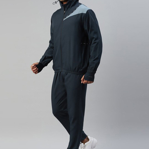 Modern Mens Tracksuit Breathable Athletic <b>Jacket</b> Trousers Active Clothing Outdoor Exercise Apparel Custom Manufacturing Service - Product Image 1