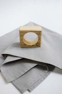 Servilleteros de bambú ecológicos para cenas temáticas naturales, mesas de boda y uso diario de arreglos de mesa - Product Image 5