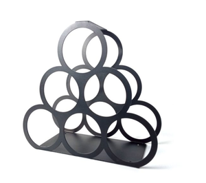 ที่เก็บขวดไวน์โลหะคุณภาพสูง ขายส่ง จัดแสดงได้ตามสั่ง ชุดวางขวด 7 ชิ้น ราคาถูกที่สุด - Product Image 2