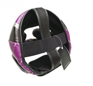 Hot Selling Professional Modular Leather Boxing Helmet Custom Logo Sport Head Guard with Safety Training Gear - Product Image 4