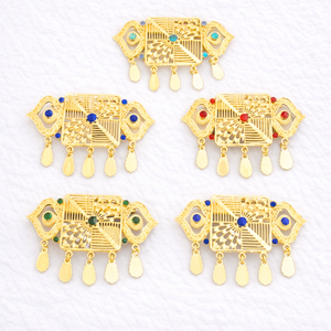 MOLL JEWELLERS - Joyería Vintage Chapada en Oro, Aleación Hecha a Mano, Ecológica, Impermeable, Elegante, con Perlas Brillantes, Mini Animales y Borlas - Product Image 1