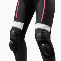 Combinaison de moto noire à manches longues pour femme avec accents roses, respirante, vêtements de course protecteurs toutes saisons Zipro Industries 2026