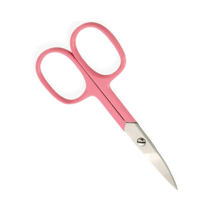 Tegra Surgical Pink Handle Stainless Steel Blades Right-Handed Durable 4" Manicure Pedicure Cuticle Nail Cutting Shears - Product Image 4
